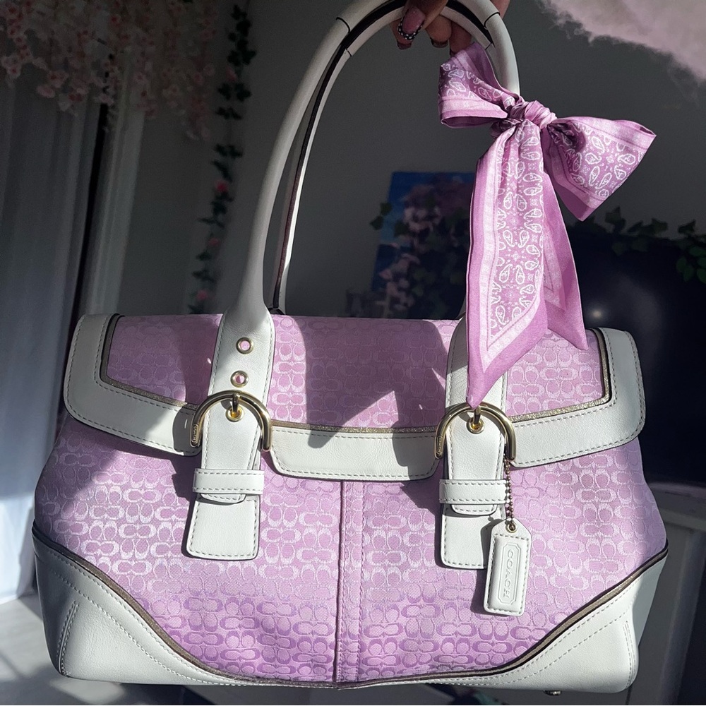 Dreamy Lilac Coach Satchel